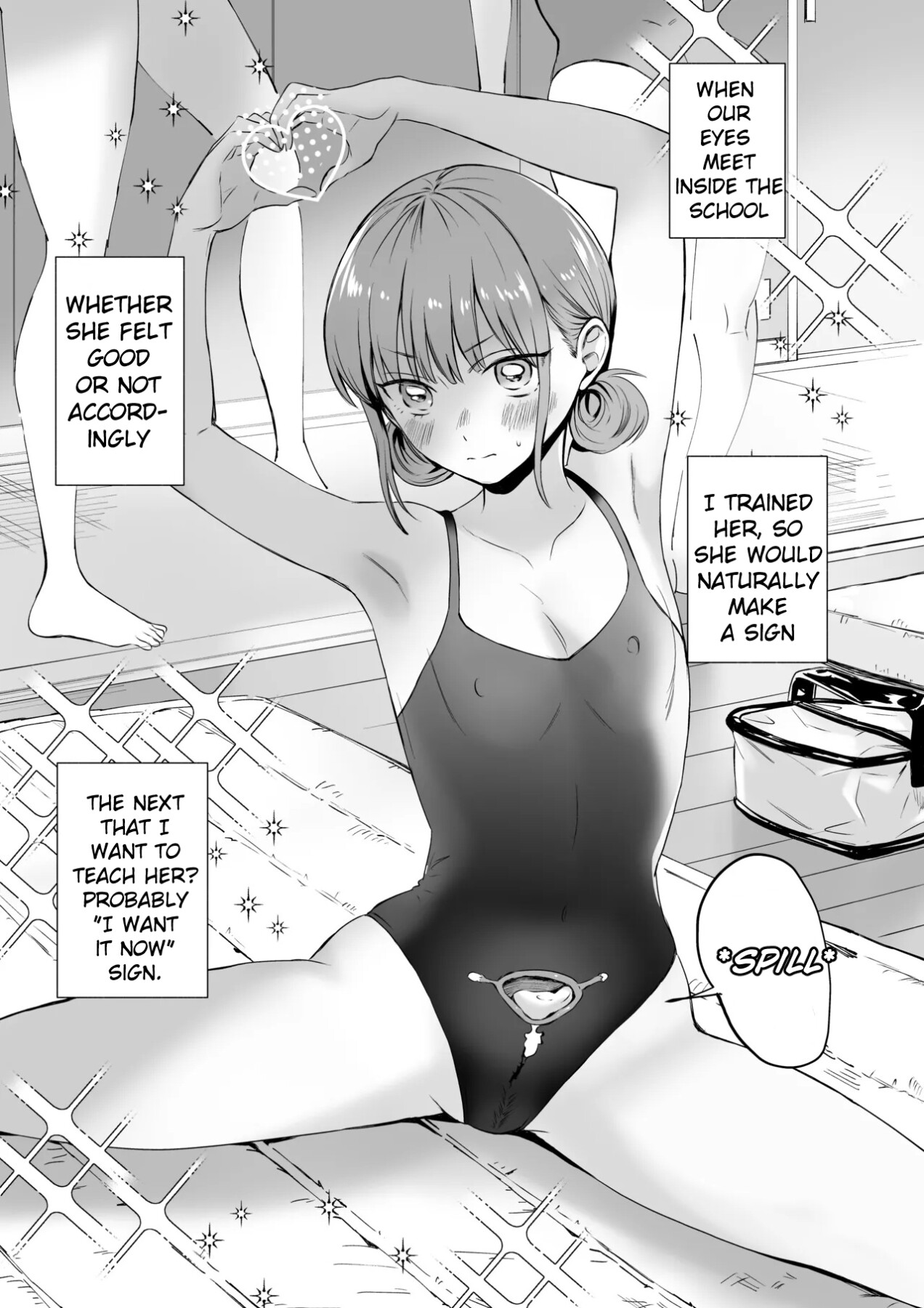 Hentai Manga Comic-I was caught not wearing a leotar-Read-27